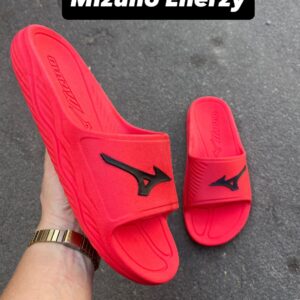 SLIDE MIZUNO VERMELHO E PTO