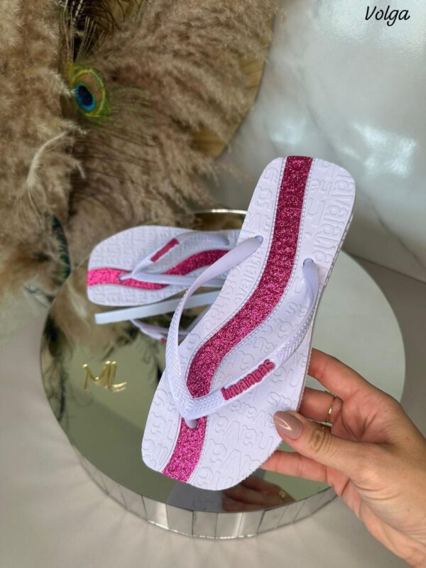 HAVAIANAS VOLGA BCO E ROSA